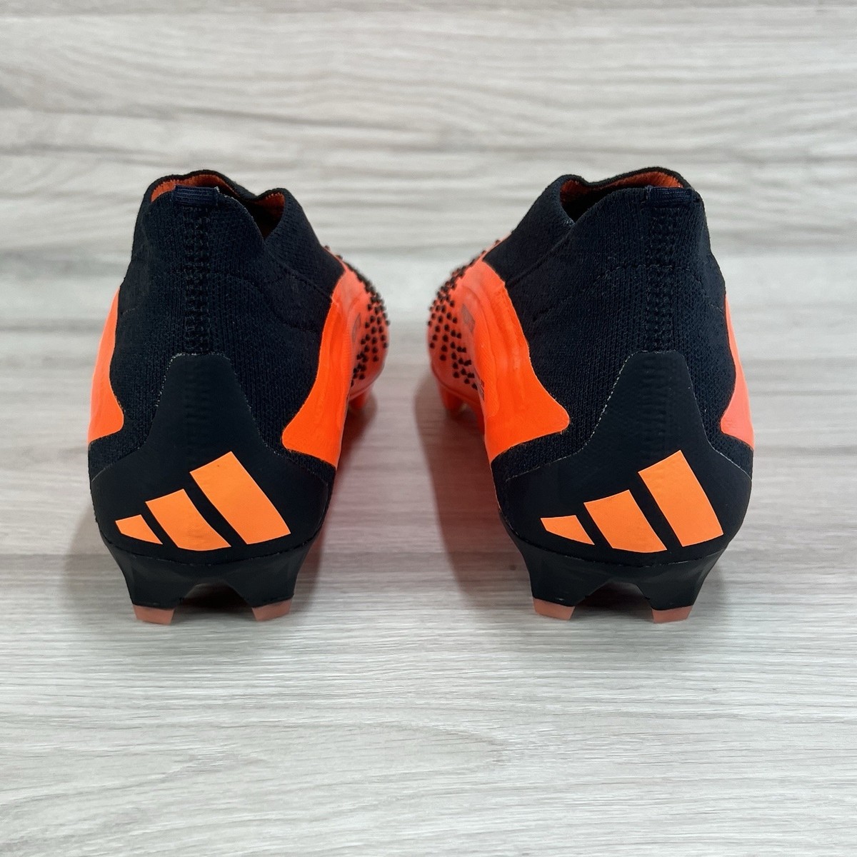 Adidas Predator Accuracy+ FG Orange Black Soccer Cleats New GW4560