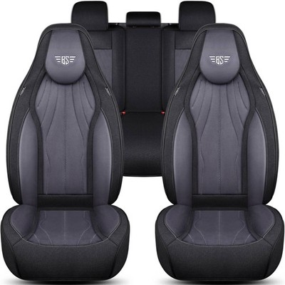 Schonbezüge-Komplettset für Ford C-Max 2 Bj 2010-19 in Schwarz/Grau FL2