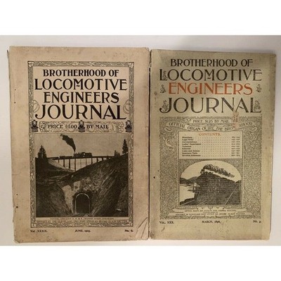 Brotherhood of Locomotive Engineers Journal - 1896 & 1905
