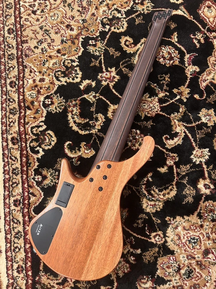 Bajo Ibanez EHB1506MS marrón antiguo 6 cuerdas bajo brillo usado - Imagen 4 de 4