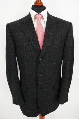Canali Herbst Winter Sakko Gr.98 (=Gr.50 lang) Schurwolle Kaschmir Top Zustand