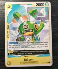 One Piece CCG Edison Carrying On His Will UC Card OP13-102 NM