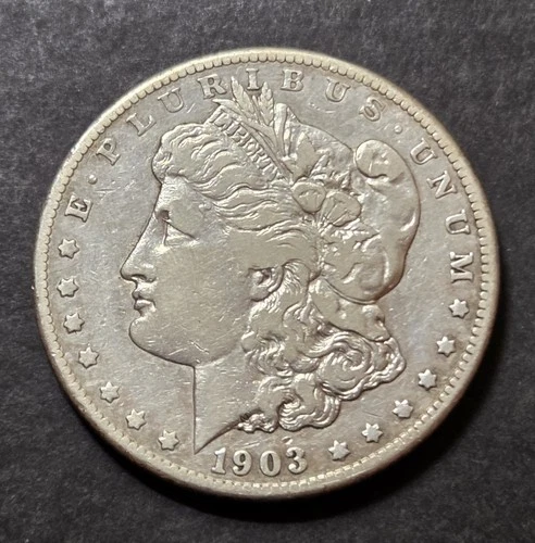 1903-S Morgan Dollar, F-VF, Cleaned