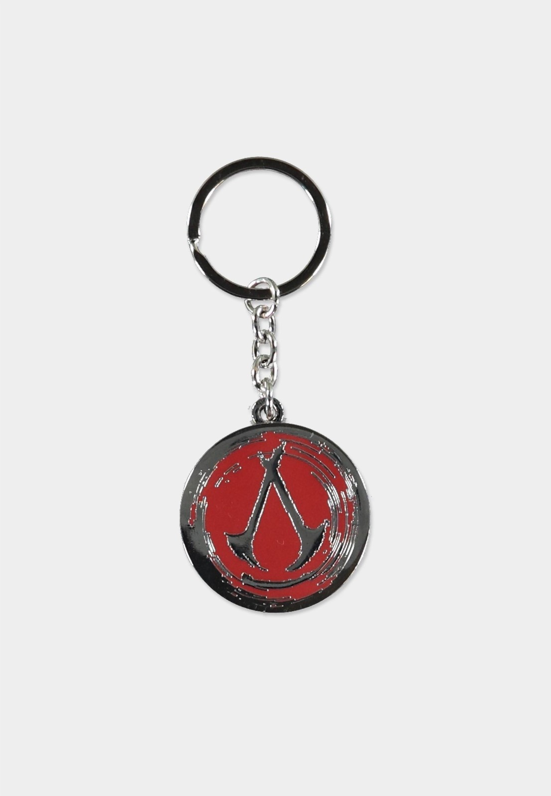 OFFICIAL ASSASSIN'S CREED SHADOWS ROUND LOGO SYMBOL METAL KEYRING