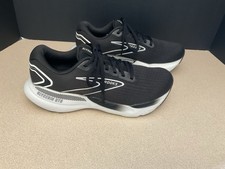 Womens Brooks Glycerin GTS 21 Black/White Running Shoes. Size 10D Wide. Nice 
