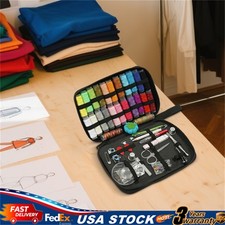 99Pcs Portable Sewing Box Kit Thread Stitches Needles Button Sewing Starter Kits