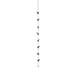 Metal Bird Rain Chain For Gutters Iron Bird Pot Shaped Rain Catcher Indoor NEW