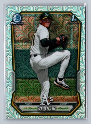 2026 Bowman #BCP-125 Wei-En Lin Chrome Prospects Mojo Refractor