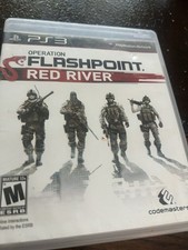 Operation Flashpoint Red River PS3 Game Case & Disc Codemasters M NTSC-U/C 2011