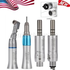 Dental Slow Low Speed Contra Angle/Straight Nose/Air Motor Handpiece 2/4Holes