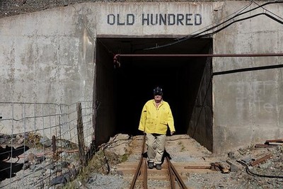 Photo:Silverton Colorado Old Hundred Gold Mine Tour Guide 2015 Exit