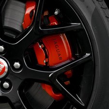 6PCS Car Brake Caliper Stickers Decals Compatible with Jaguar XE XEL XF XFL XJ F