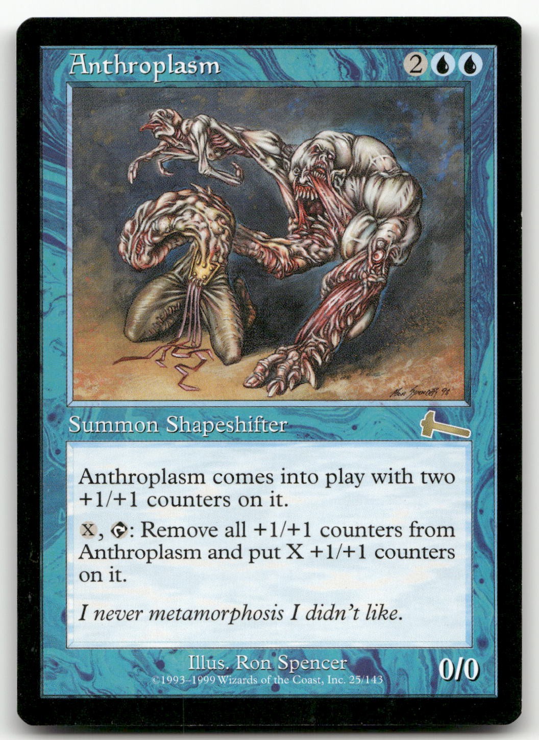 Anthroplasm #25 (NM) Urza's Legacy ULG Magic MTG
