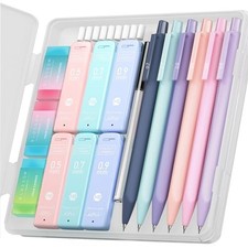 Cute Mechanical Pencil Set, 6PCS Pastel Mechanical 0.5mm  0.7mm  0.9mm