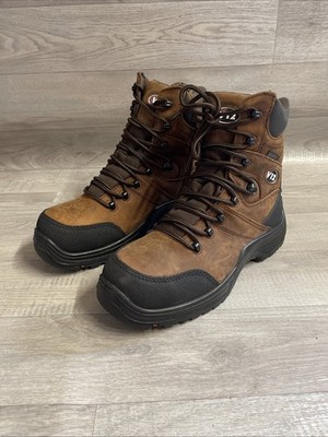 Rocky IGS V12 wasserdichte Sicherheitsarbeitsstiefel braun, Reißverschlussseiten, Größe 5 UK