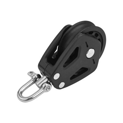 Heavy Duty Rotating Pulley Block for Sailboats with Smooth Operation Features