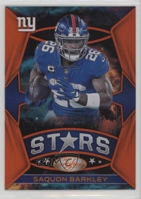2021 Certified Stars Mirror Orange 63/149 Saquon Barkley #CS-2 yw3