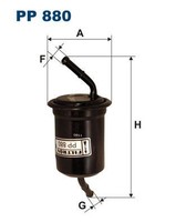 Kraftstofffilter Filtron Pp 880 FÜR Kia Mazda