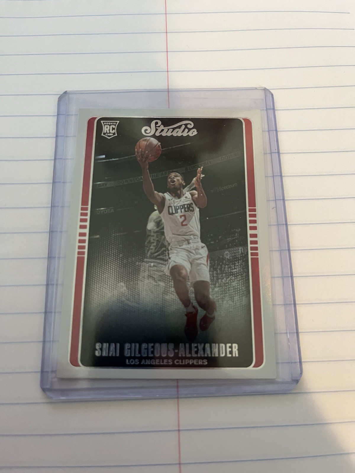 Shai Gilgeous-Alexander 2018-19 Panini Chronicles #300 Studio Rookie Thunder MVP
