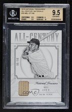 2015 National Treasures All-Century 86/99 Mel Ott #16 BGS 9.5 GEM MINT HOF 0c3
