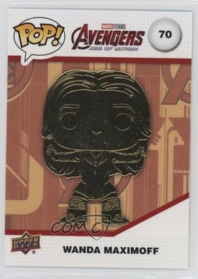 2023 Upper Deck Funko Pop Marvel Infinity Saga Gold Wanda Maximoff #70 1ci4