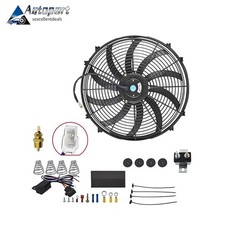 3000cfm 16electric Radiator Cooling Fan High Wiring Thermostat Relay Switch Kit 3000cfm 16electric Radiator Cooling Fan High Wiring Thermostat Relay Switch Kit