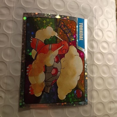 2024 POKEMON Last Evolution Sticker #163 TORKOAL PERU Limited Edition Foil