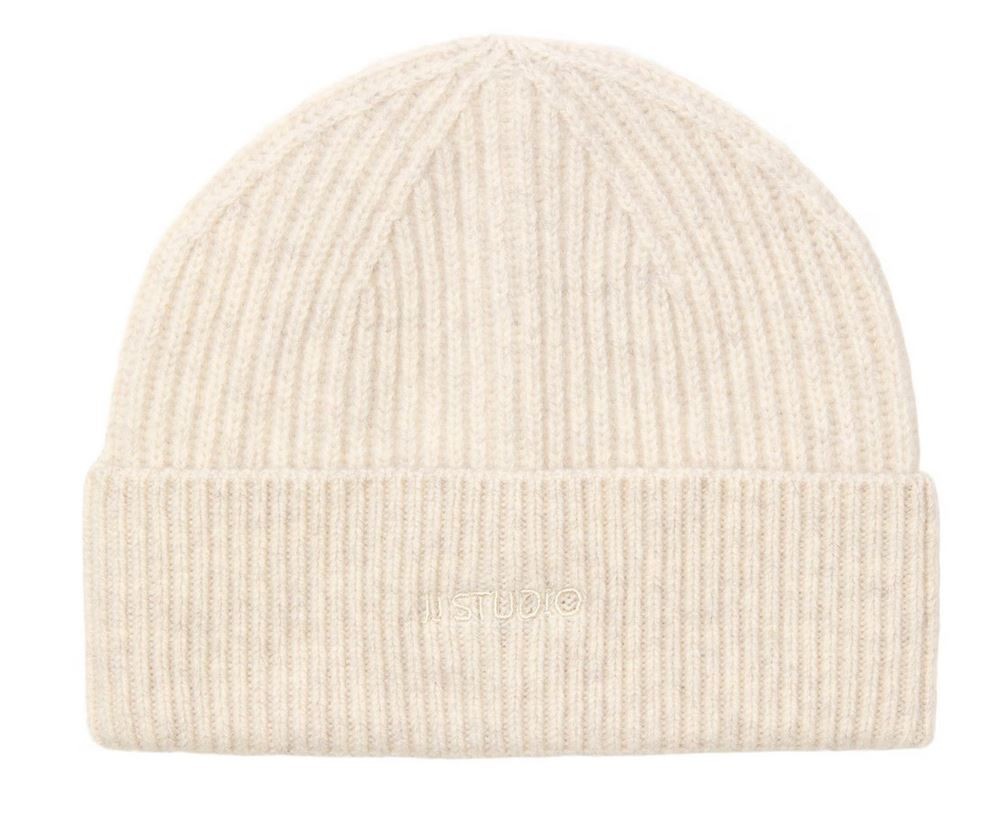 Jack & Jones Beanie Hat Mens Beige 100% Wool One Size 100% Genuine Brand New