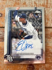 Eric Orze - Rookie Auto Autograph - 2025 Topps Chrome #RA-EO RC Rays