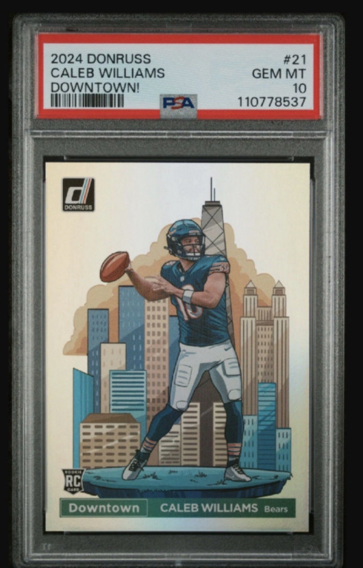 NFL PACKS: 2024 Caleb Williams Downtown PSA 10