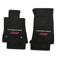VELOURTEX Floor Mats for Camaro 2016-ON 2PC Mats Ebony VELOURTEX Camaro  SS