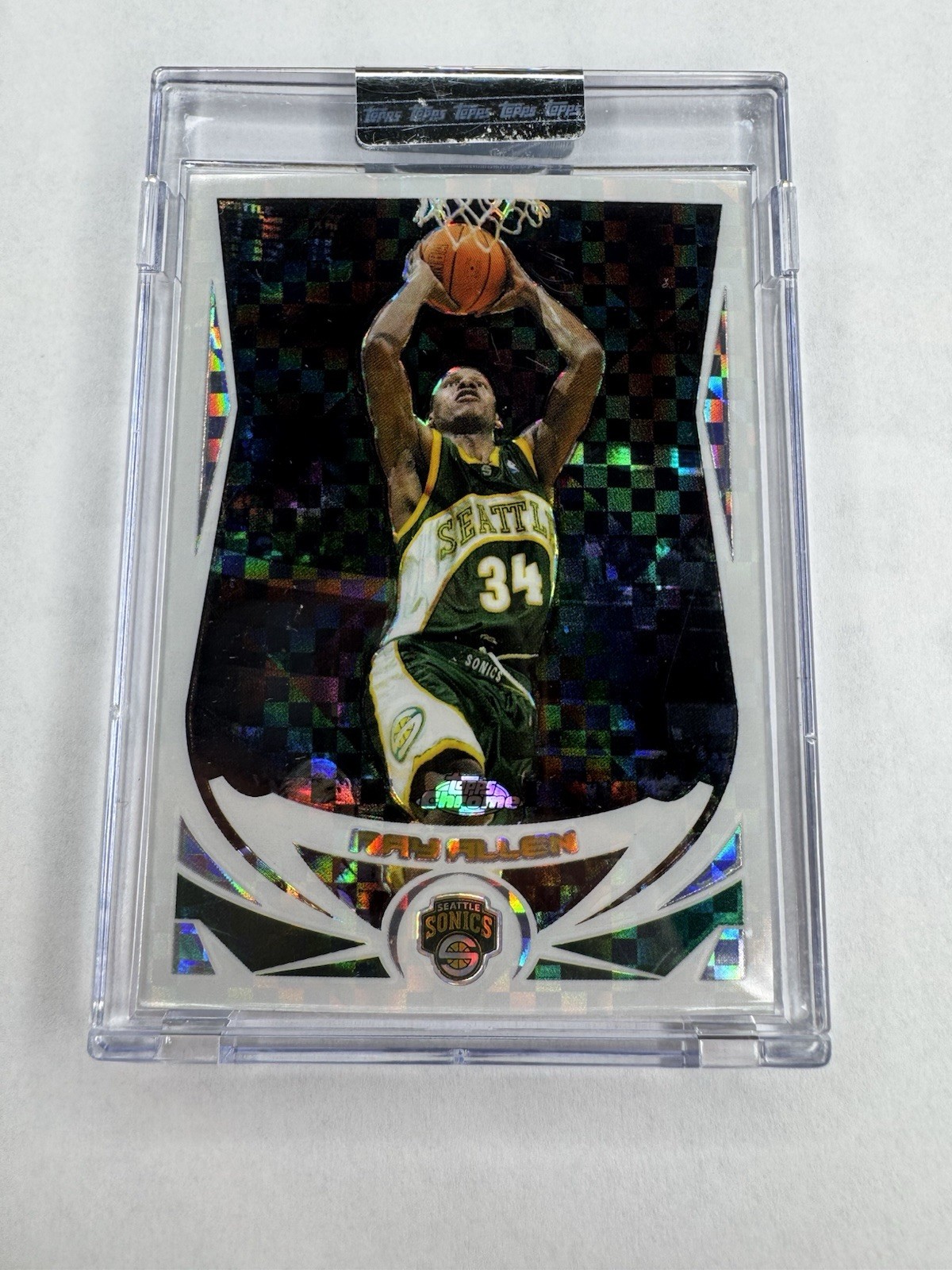 2004-05 Topps Chrome - Ray Allen #43 X-Fractor /110