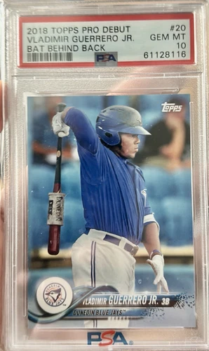 2018 Topps Pro Debut Vladimir Guerrero Jr PSA 10 SSP Image Variation Rookie Jays