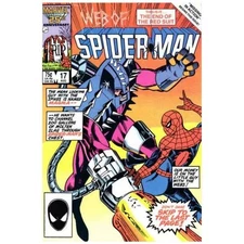Web of Spider-Man #17 - 1985 series Marvel comics VF+ Full description below [l@