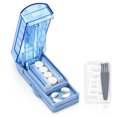 Multiple Pill Cutter Adjustable Pill Splitter for Small or Large Pills