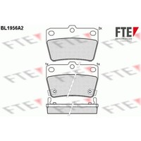 FTE 9010543 Bremsbelagsatz FüR Toyota RAV 4 A2