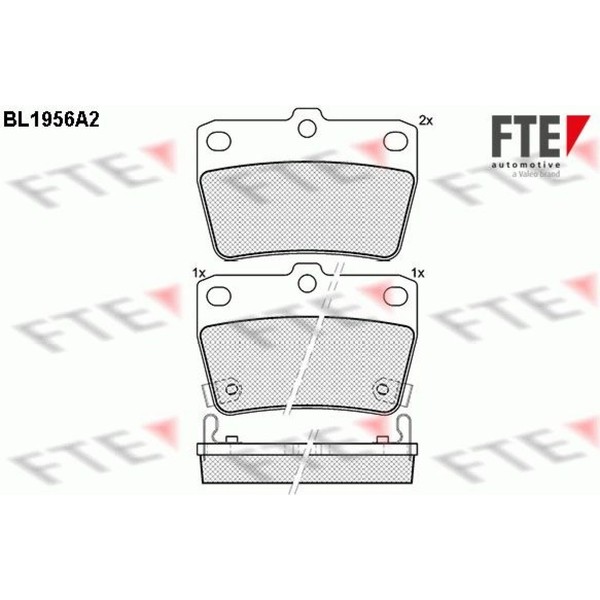 FTE 9010543 Bremsbelagsatz FüR Toyota RAV 4 A2-image