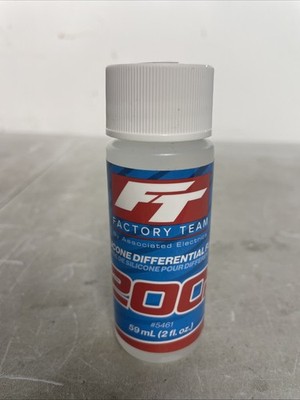 Factory Team Associated Silicone Diff Fluid 200,000 cSt #5461 2 fl.oz. 59mL