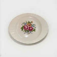 Vintage The Cronin China Co. Pink Roses Oval Serving Platter - Farmhouse Cottage