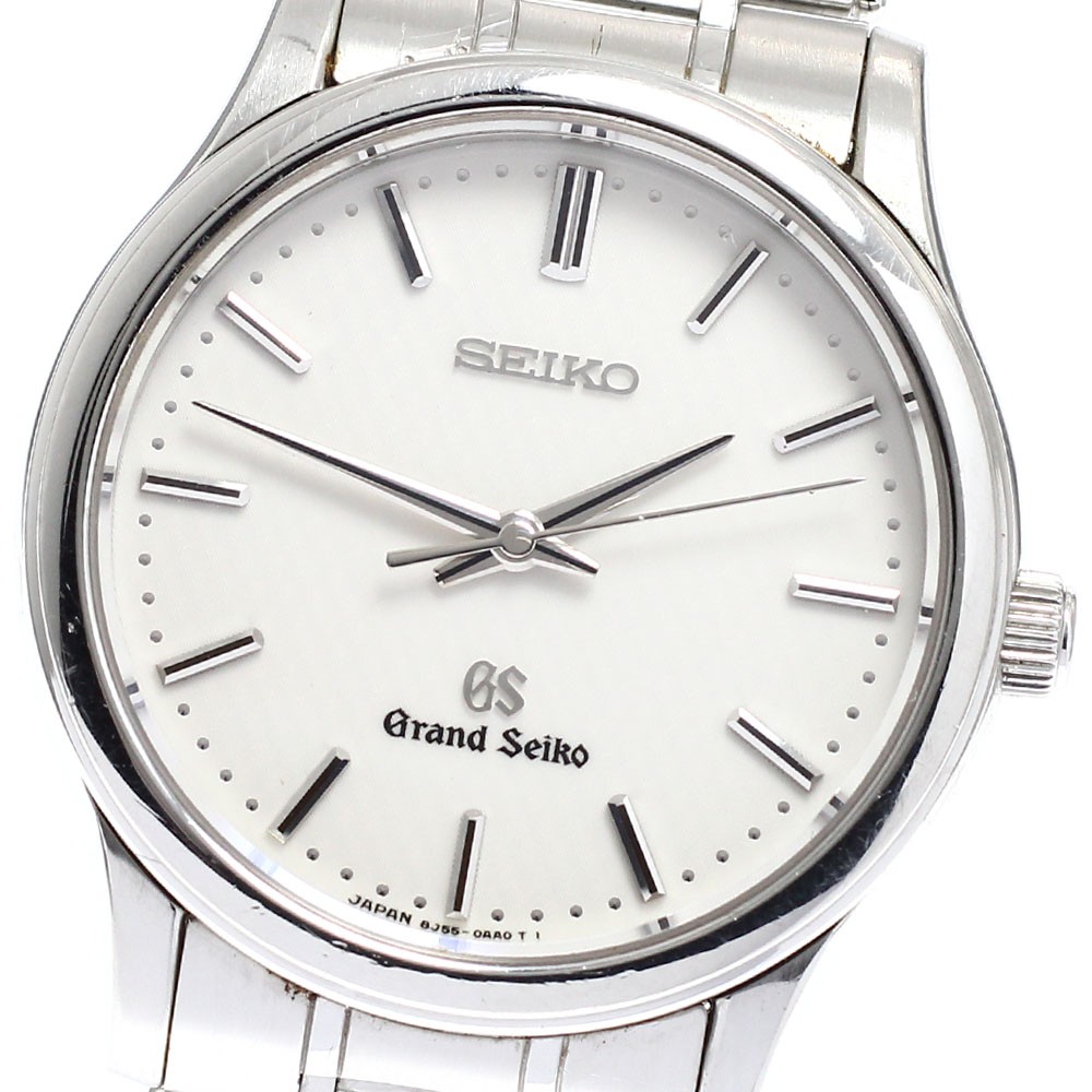 date　　　　　　　SEIKO Grand Seiko 8J55-OA1 SEIKO Grand Seiko SBGF027/8J55-0AA0 white Dial Quartz Men's