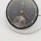 Vintage Omega 15 Jewel Pocket Watch Movement Black Dial Parts Repair Serial 9127 — photo 10