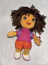 *2005 RARE & RETIRED TY BEANIE BABY~NICK JR DORA THE EXPLORER 8"~BACKPACK~NEW*