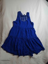 American Eagle Tiered Dress XXS Blue Boho Chic Indie Sleaze Summer Festivalwear