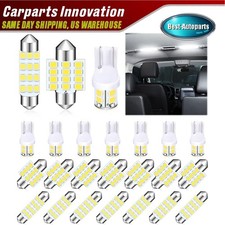 20pcs Led Light Bulbs Interior Kit Car Trunk Dome License Plate Lamp 6500k Set 20pcs Led Light Bulbs Interior Kit Car Trunk Dome License Plate Lamp 6500k Set