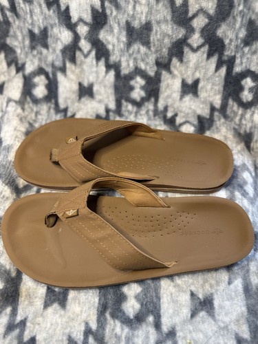 Sandalias chanclas Dockers para hombre talla 11 marrón cómodas informales tanga de playa
