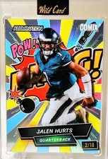 2024 Wild Card Just the Hits - Comix Rainbow Yellow/Blue Jalen Hurts #/18