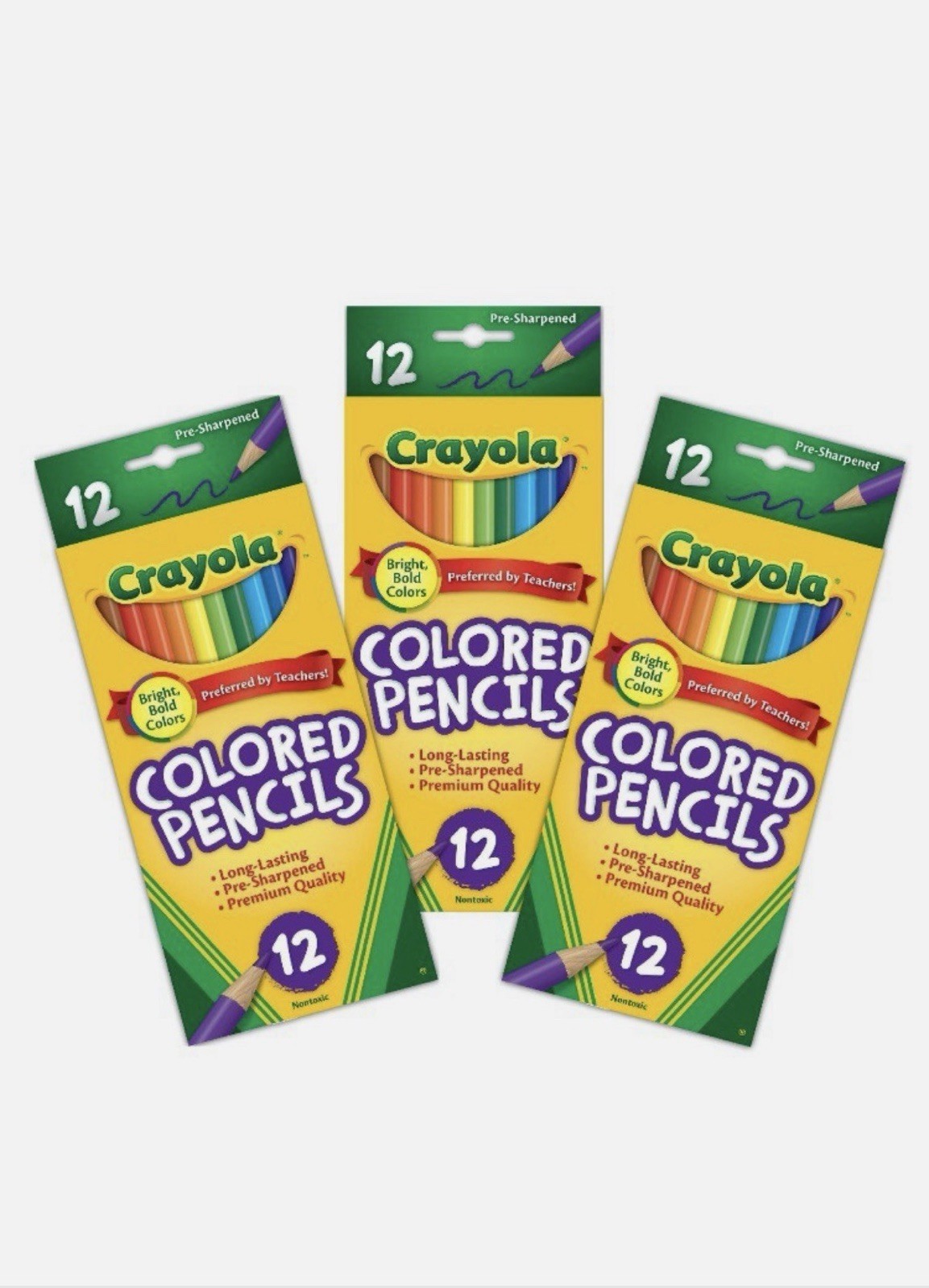 Assorted Colors (pack Of 3 36 Total) New