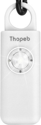 Persönlicher Alarm Schlüsselanhänger Selbstverteidigung 130 dB Sirene LED-Strob