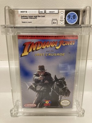 Indiana Jones New Nes Last Crusade,Harrison Ford,wata 9,sealed Box,rare PSA NM