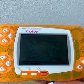 Bandai WonderSwan Wonder Swan WS Color Console Orange with Box Tested